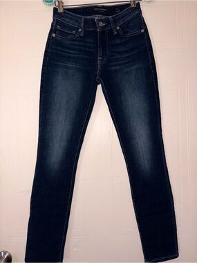Lucky Brand Women's Dark Indigo Skinny Jeans